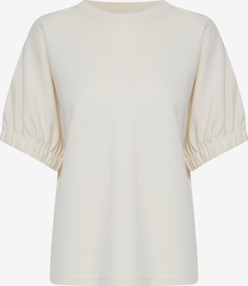 b.young Shirt 'Bysillana' in Beige: voorkant