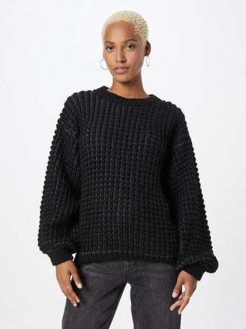 Herrlicher Pullover 'Ammi' in Schwarz: predná strana