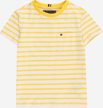 T-Shirt 'BRETON' TOMMY HILFIGER en jaune : devant