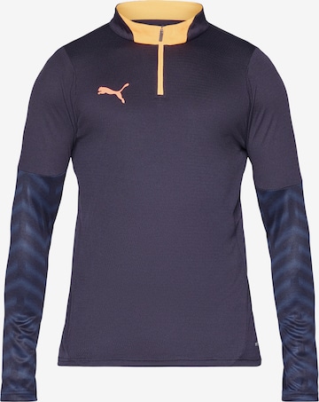 T-Shirt fonctionnel 'Individual CUP' PUMA en bleu : devant