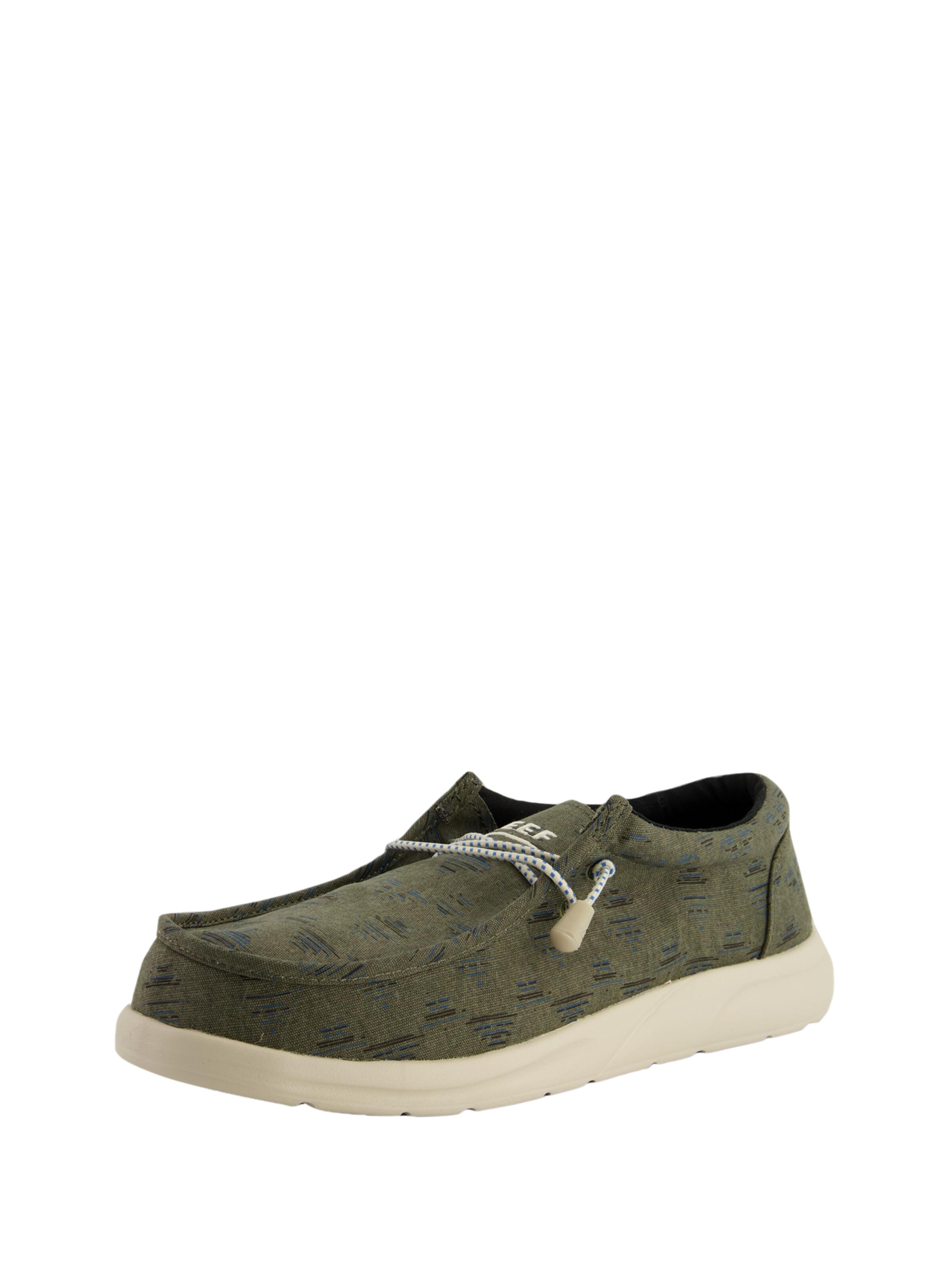 REEF Strand-/badschoen 'Cushion Coast TX' in Groen: voorkant