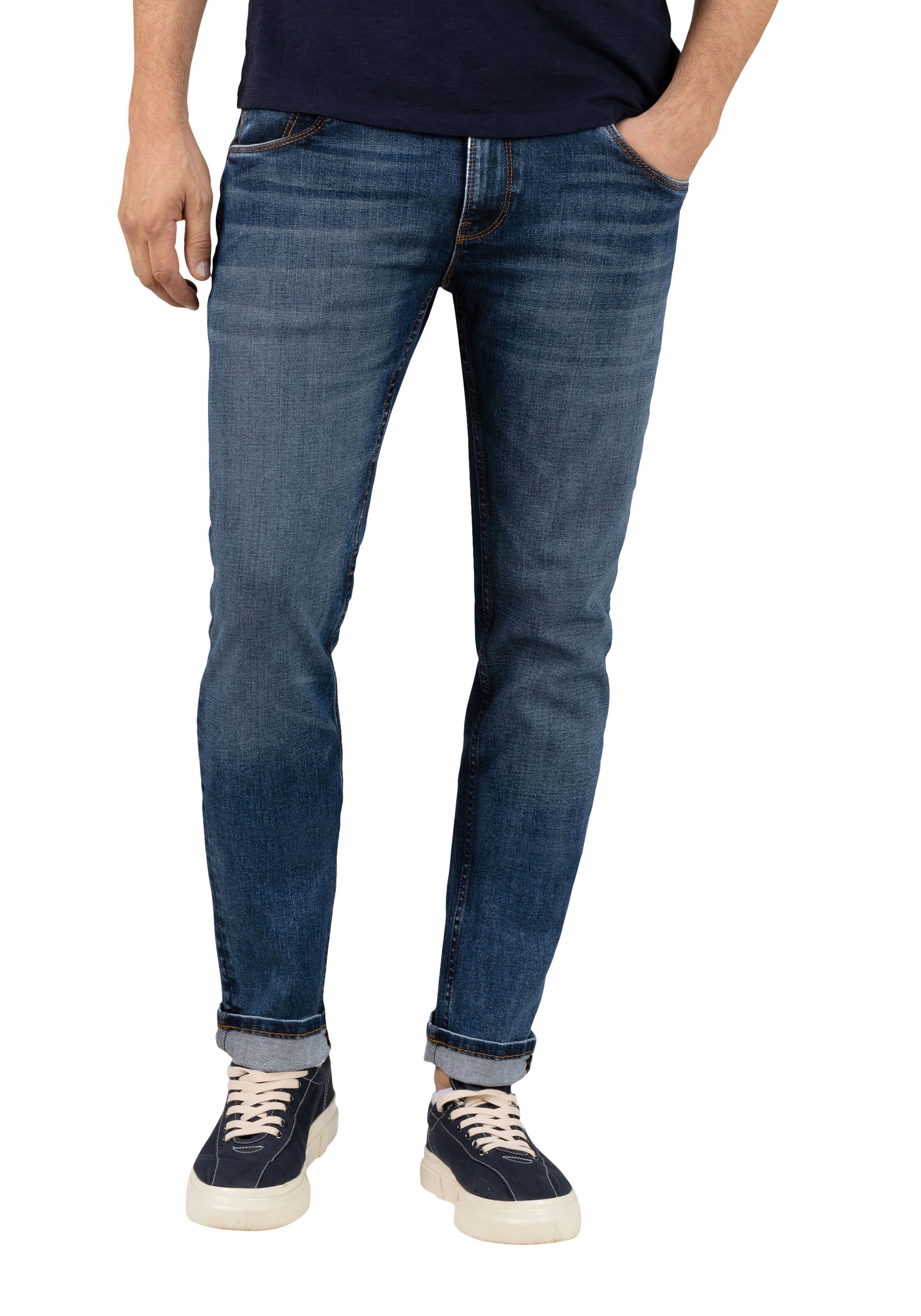 TIMEZONE Slimfit Jeans 'Scott' in Blau: Vorderseite