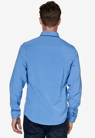 Rusty Neal Slim Fit Hemd in Blau