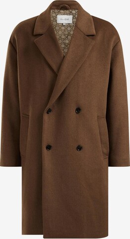 WE Fashion Between-seasons coat in Brown: front