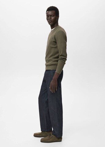MANGO MAN Sweater 'Antigua' in Green