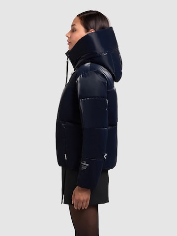 khujo Winter jacket 'Audrey Shiny' in Blue
