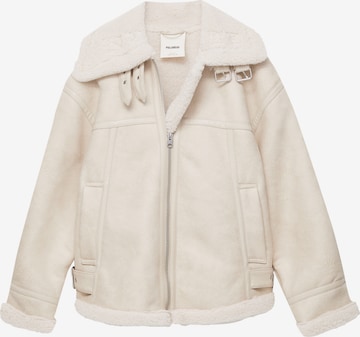 Pull&Bear Winterjas in Beige: voorkant