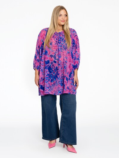 YOEK Tunic in Blue / Pink, Item view