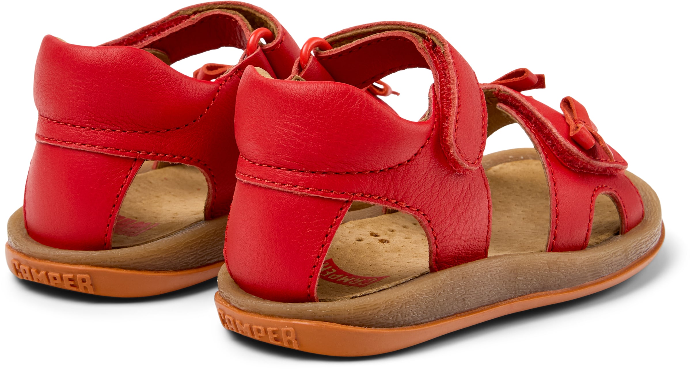 Sandales 'Bicho Twins' CAMPER en rouge
