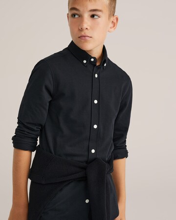Coupe regular Chemise WE Fashion en noir