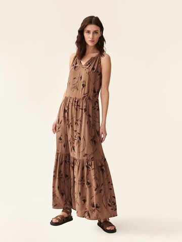 TATUUM Dress 'Oroko' in Brown: front