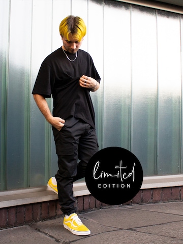 ABOUT YOU Limited Regular Broek 'Gustav' in Zwart: voorkant