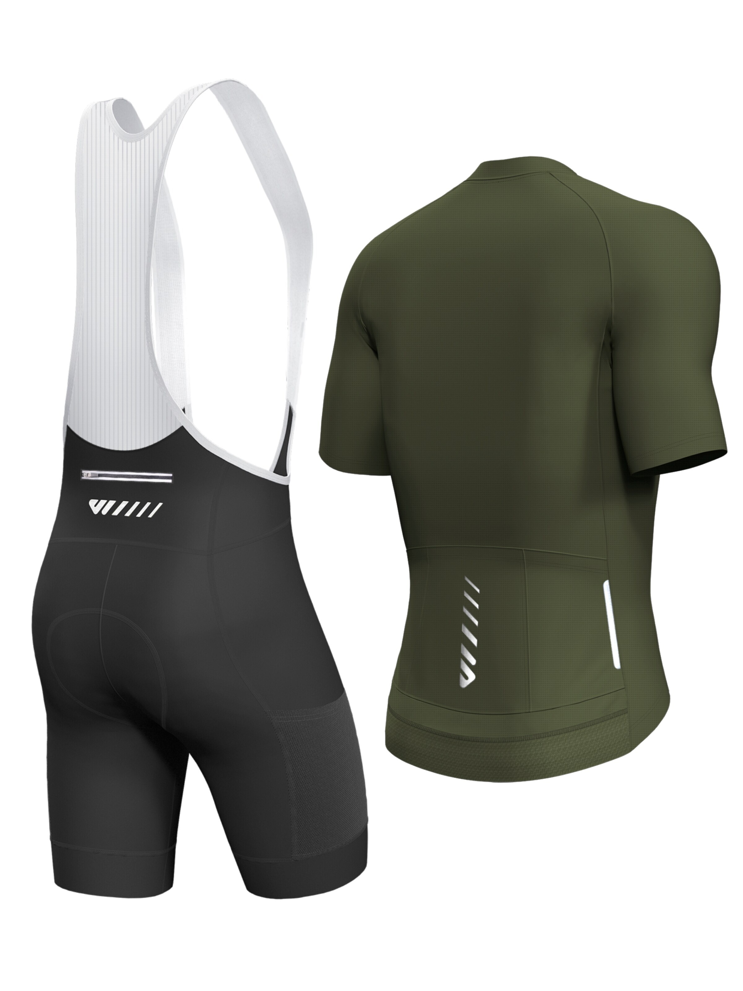 Survêtement 'Wulibike Radsport-Set 'Gravel Adventure' in Olivgrün' WULIBIKE en vert