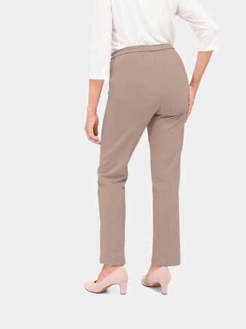 Regular Pantalon Goldner en marron