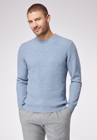 Pull-over ROY ROBSON en bleu : devant