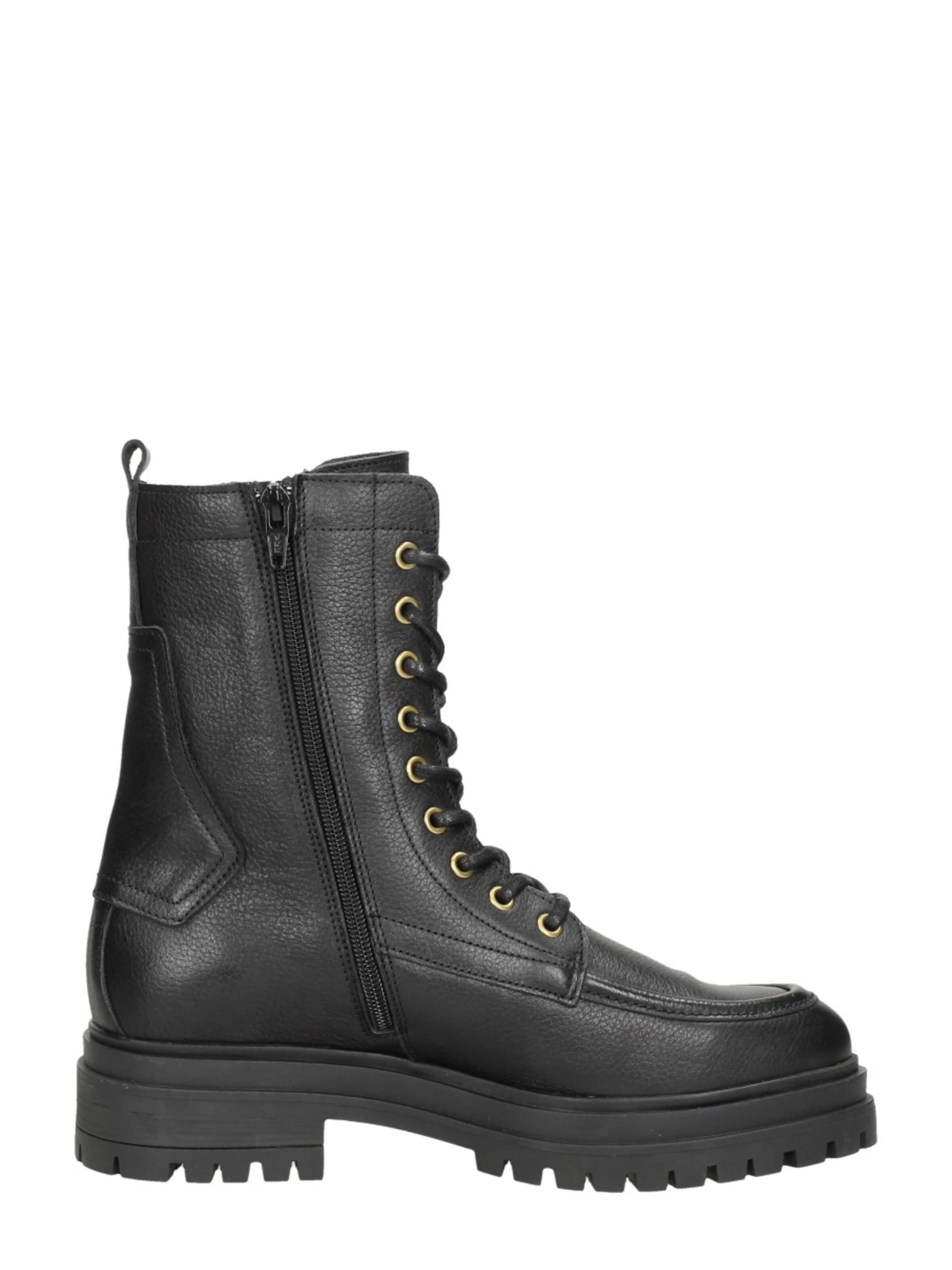 Red-Rag Boots 'Veterschoenen Hoog' in Black