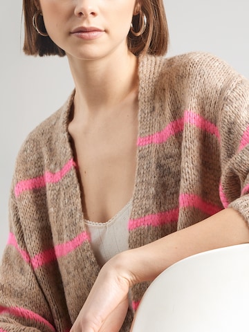 Hailys Knit cardigan 'Ka44ta' in Beige