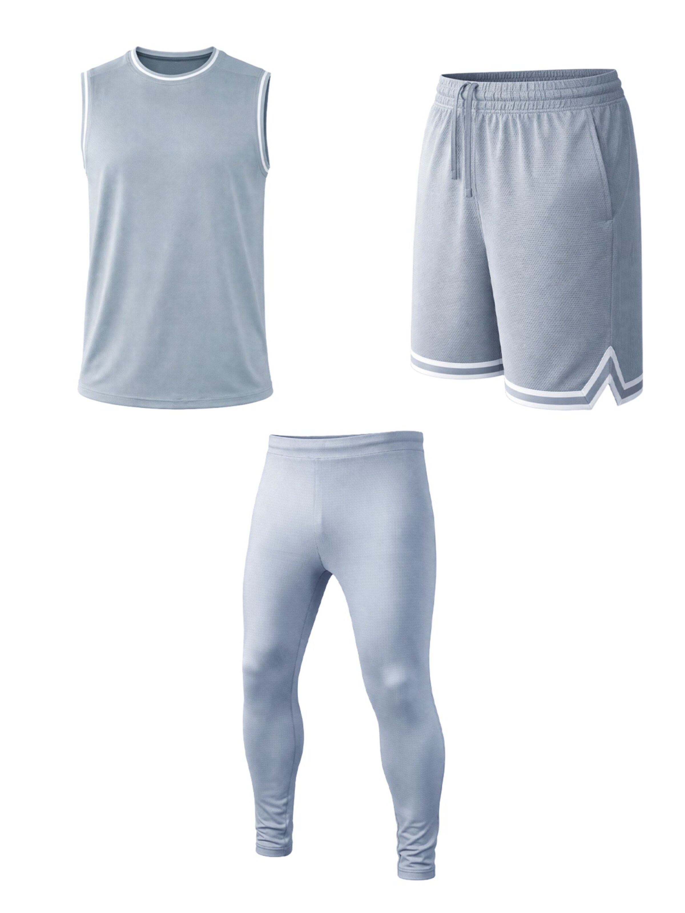 PANTONECLO - Chándal 'Flex' en gris: frente