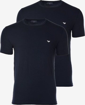 Emporio Armani - Camisa em azul: frente