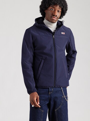 NAPAPIJRI Between-Season Jacket 'ASHERMAN' in Blue: front
