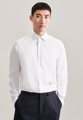 Coupe slim Chemise business SEIDENSTICKER en blanc : devant