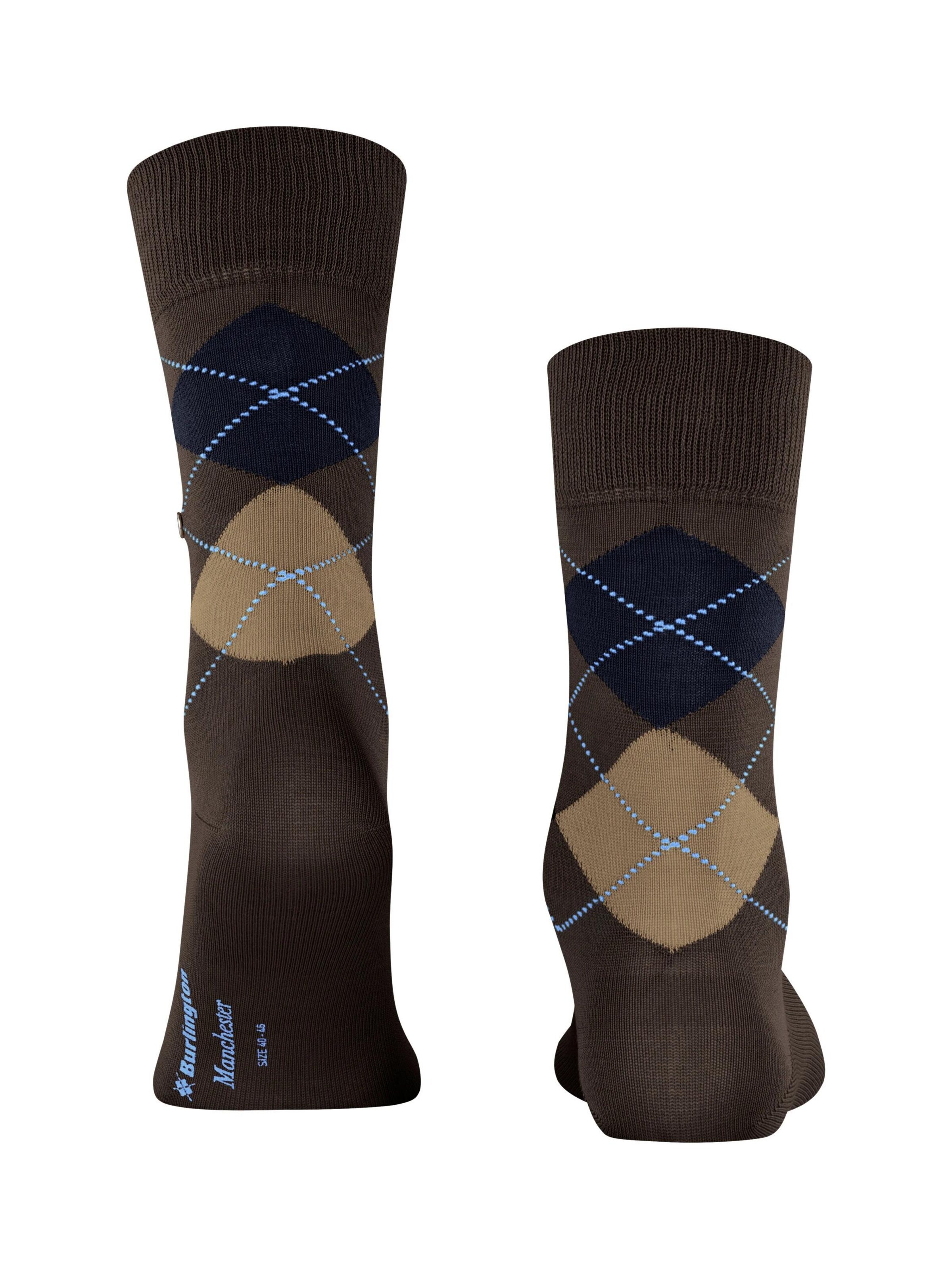 BURLINGTON Socks 'Manchester' in Brown