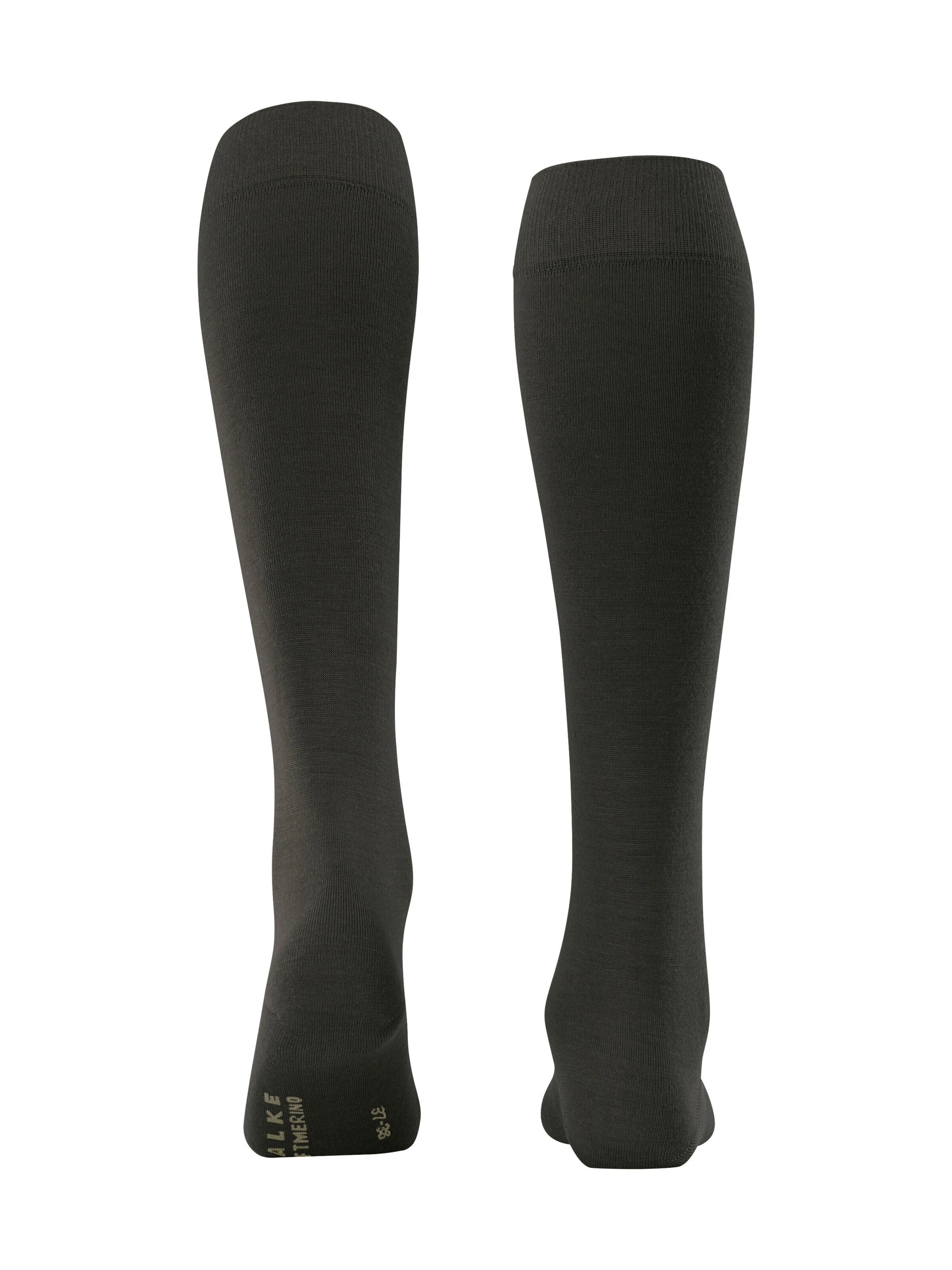 FALKE Knee High Socks 'Softmerino' in Green