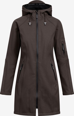 Manteau fonctionnel 'RAIN37' ILSE JACOBSEN en marron : devant