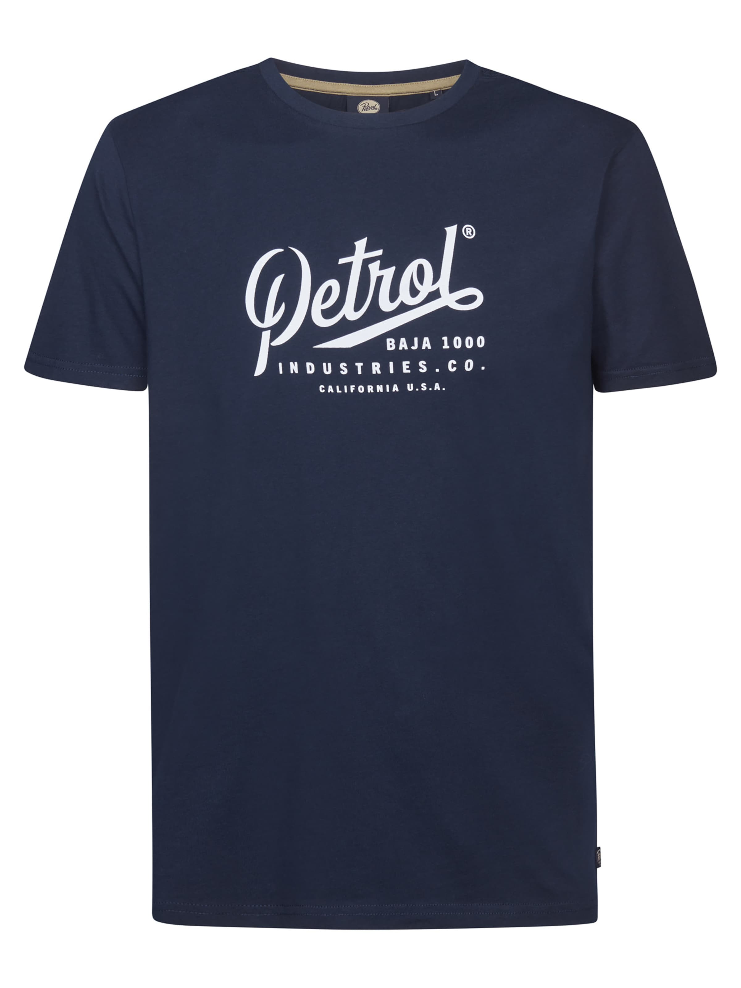 Petrol Industries Shirt 'Huracán' in Blauw: voorkant