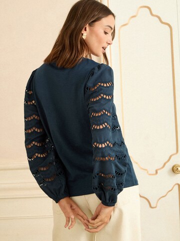 love & roses Μπλούζα σε μπλε