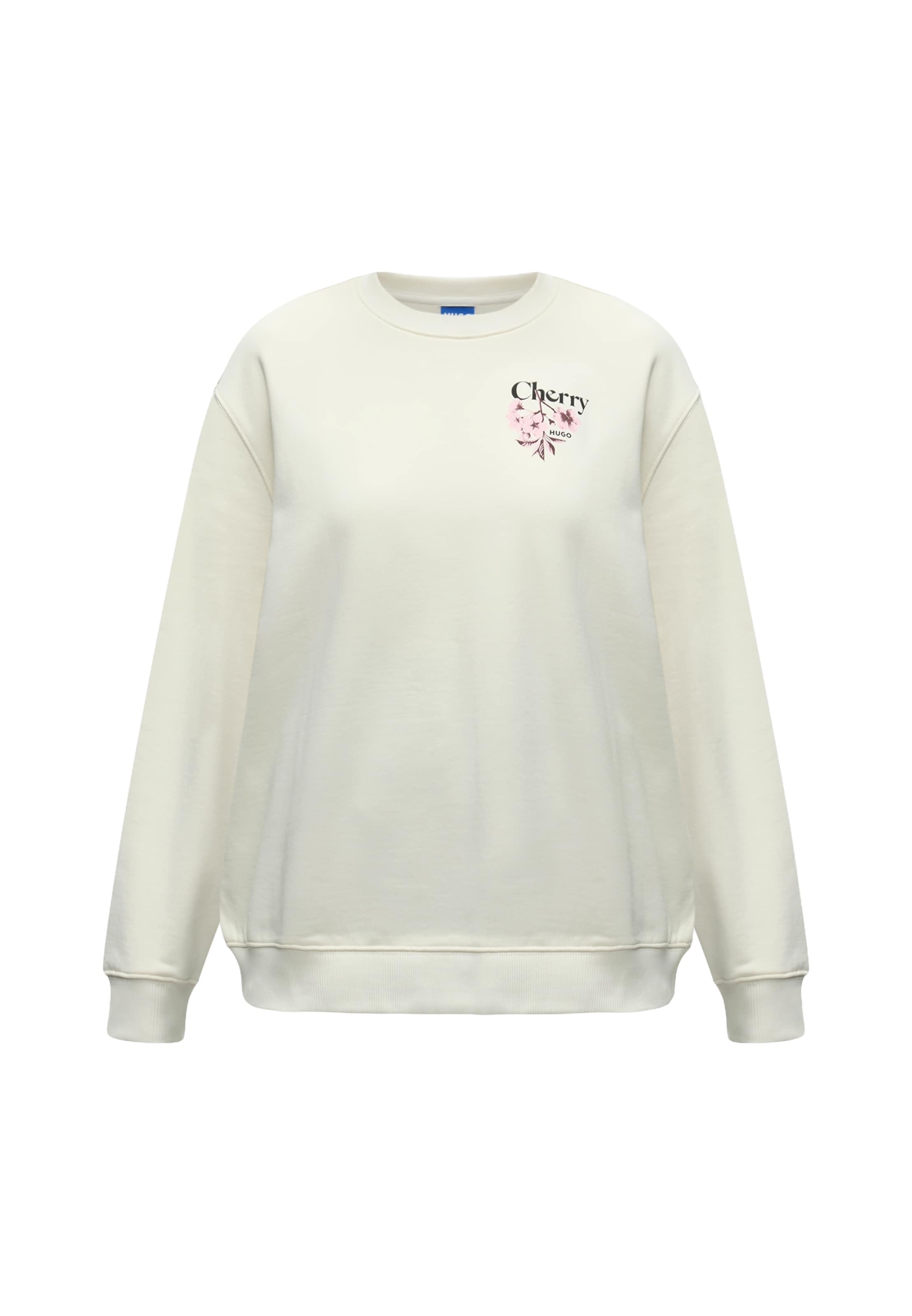 HUGO Sweatshirt 'Classic' in White: front
