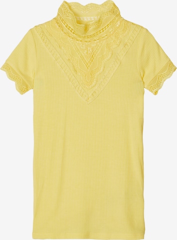 T-Shirt 'Runi' NAME IT en jaune : devant