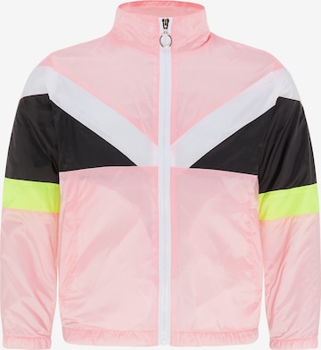 myMo KIDS Between-Season Jacket in Pink: front