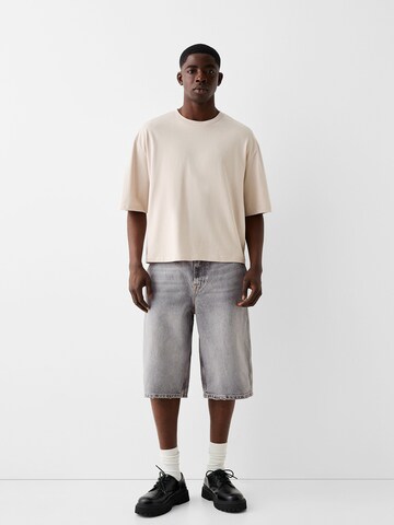 Loosefit Jeans di Bershka in grigio