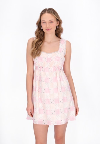 MYMO Jurk in Roze: voorkant