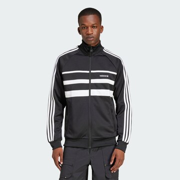 ADIDAS ORIGINALS Sweatjacka 'The First' i svart: framsida