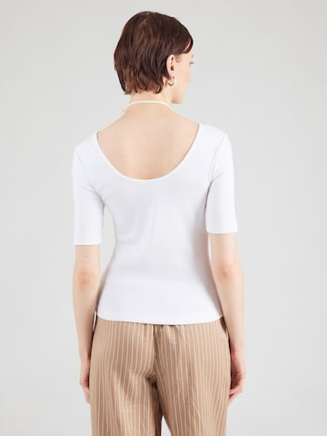 T-shirt QS en blanc