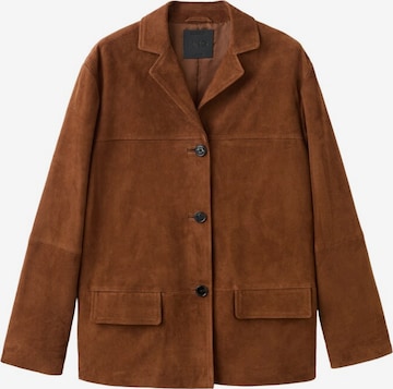 MANGO Between-Season Jacket in Brown: front