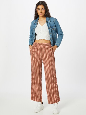 JDY Wide leg Pants 'MALENE' in Red