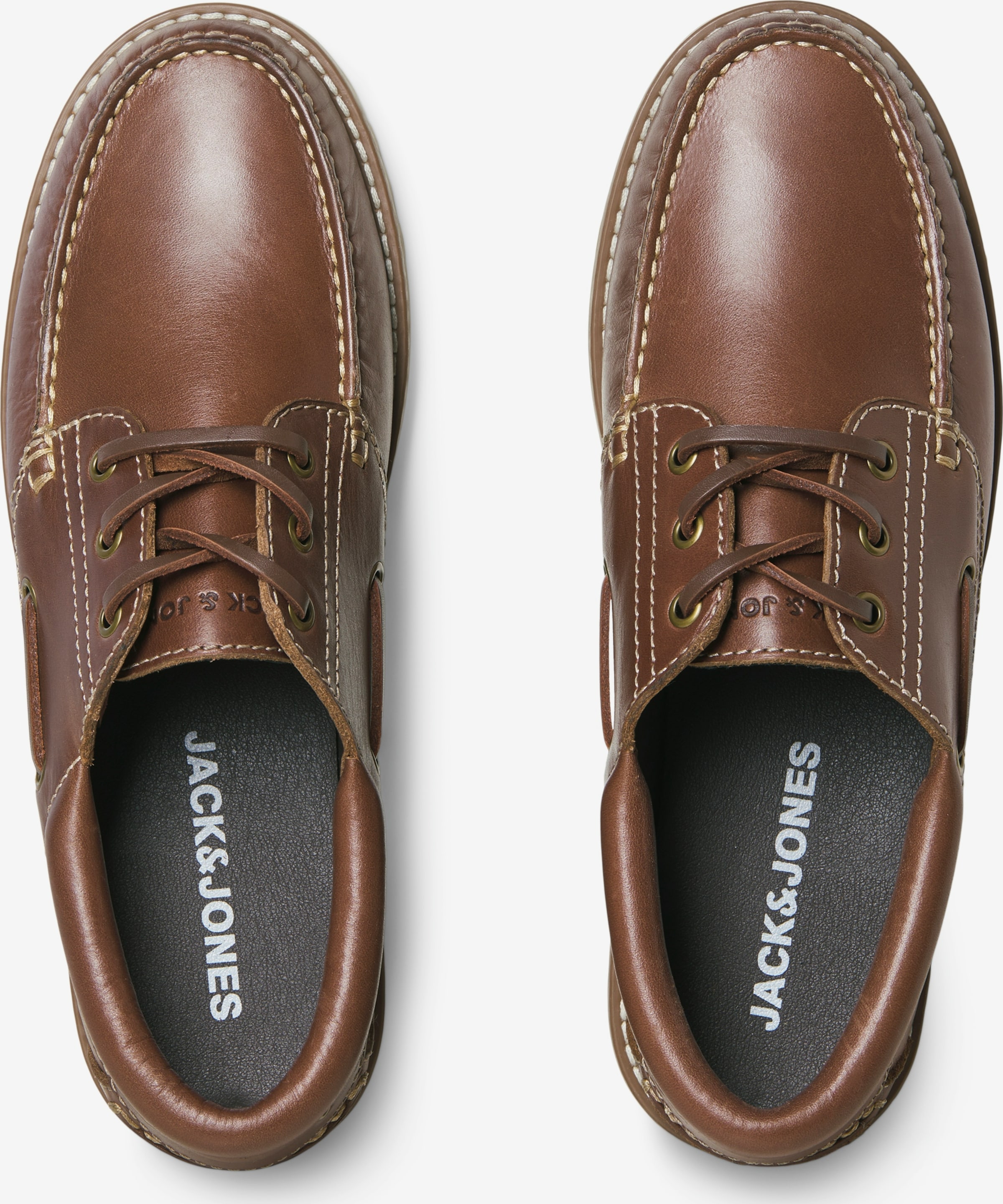JACK JONES Moccasins 'JFWBROOKLYN' in Brown ABOUT YOU