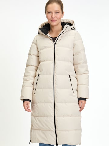 Manteau mi-saison 'JULIA 2' Covered en beige : devant