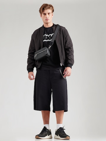 HUGO T-shirt 'Nulibax' i svart