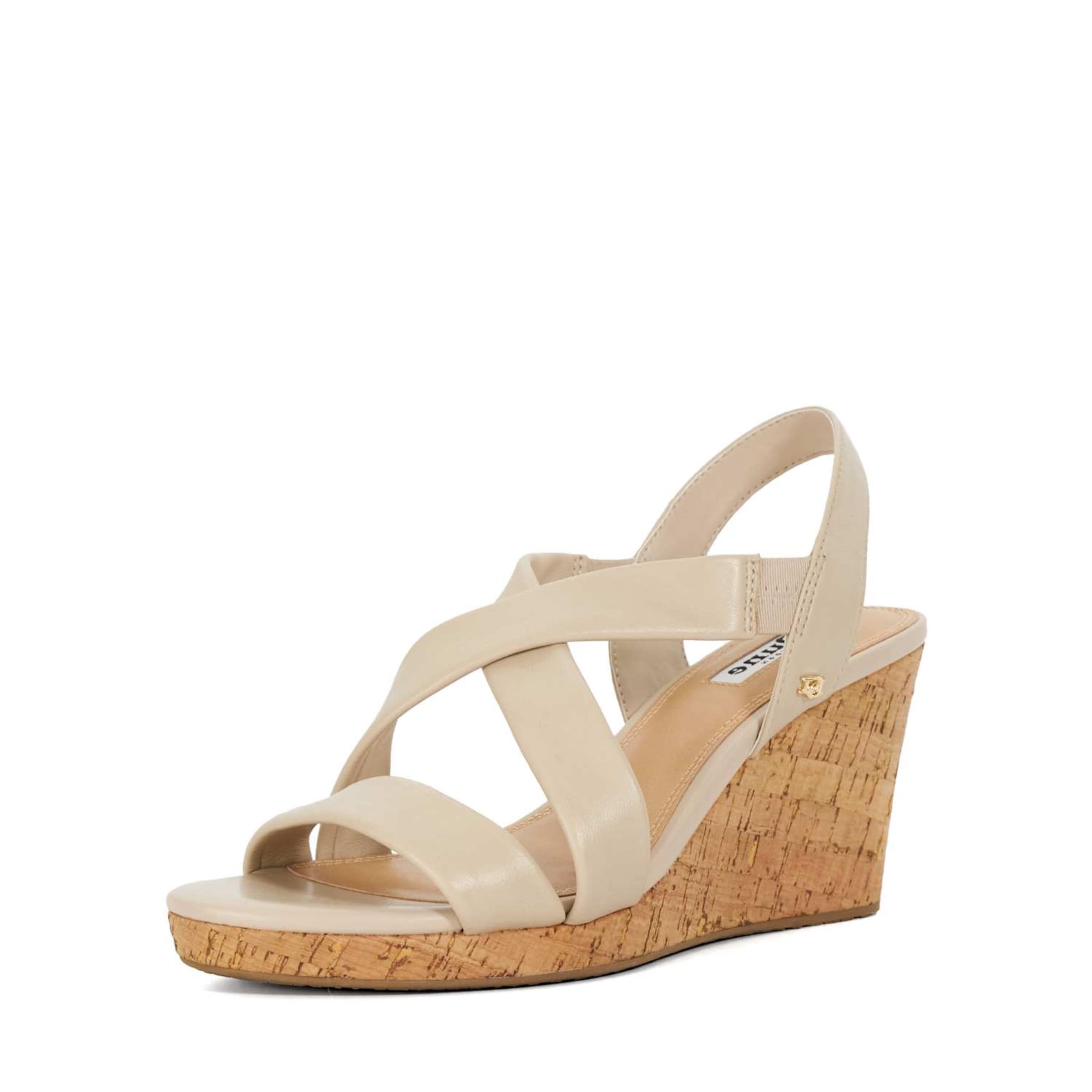 Dune LONDON Sandaal 'Kamies' in de kleur Ecru, Productweergave