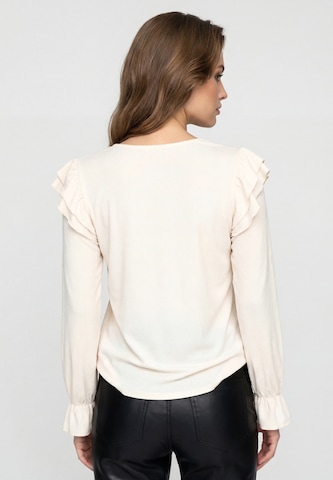 COBIE - Blusa 'Fashion Look' em bege