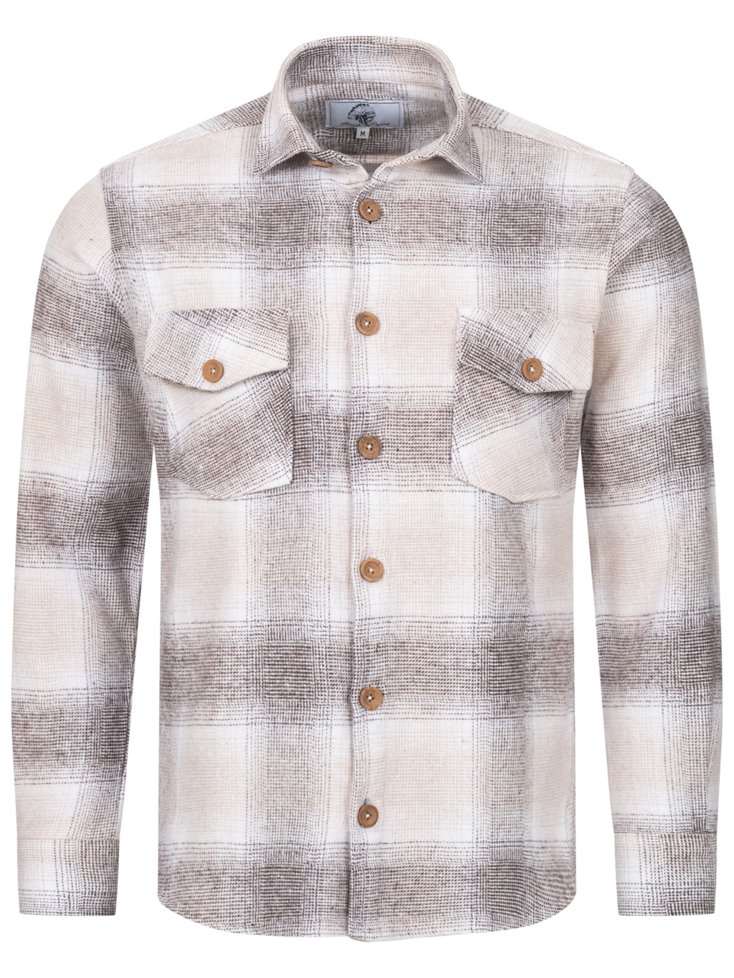 Rock Creek Hemd in Braun: Vorderseite