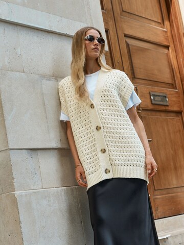 Next Knitted vest in Beige: front