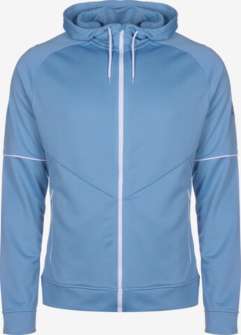 UMBRO Athletic Zip-Up Hoodie in Blue: front