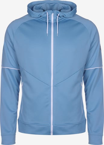 UMBRO Athletic Zip-Up Hoodie in Blue: front