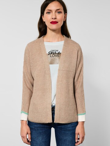 STREET ONE Strickjacke in Beige