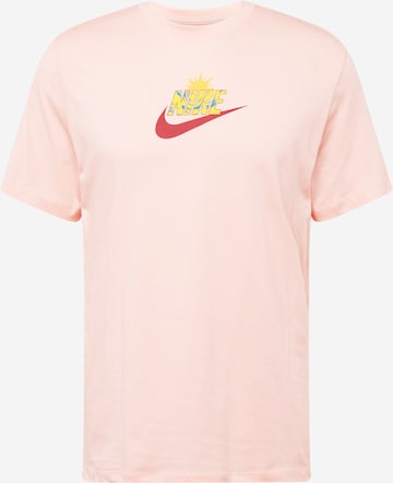 Tricou 'SPRING BREAK SUN' de la Nike Sportswear pe portocaliu: față